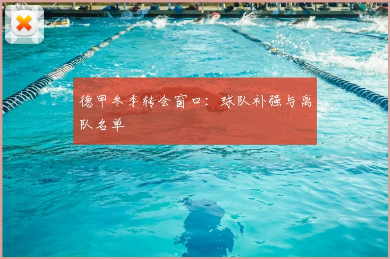 德甲冬季转会窗口:球队补强与离队名单